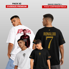 PACK X2 CR7 PORTUGAL MAN UNITED EDITION OVERSIZE PREMIUM