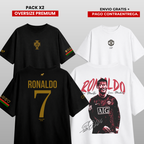 PACK X2 CR7 PORTUGAL MAN UNITED EDITION OVERSIZE PREMIUM