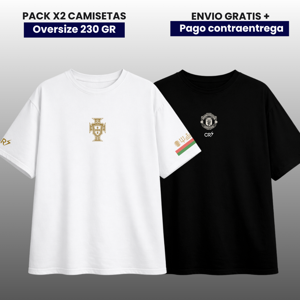 PACK CR7 PORTUGAL MAN UNITED EDITION OVERSIZE PREMIUM