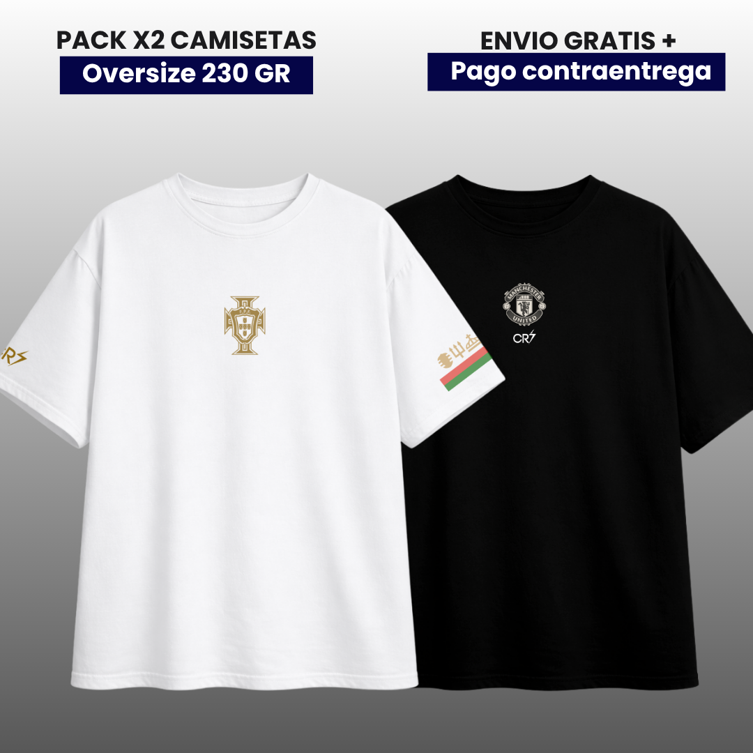 PACK CR7 PORTUGAL MAN UNITED EDITION OVERSIZE PREMIUM