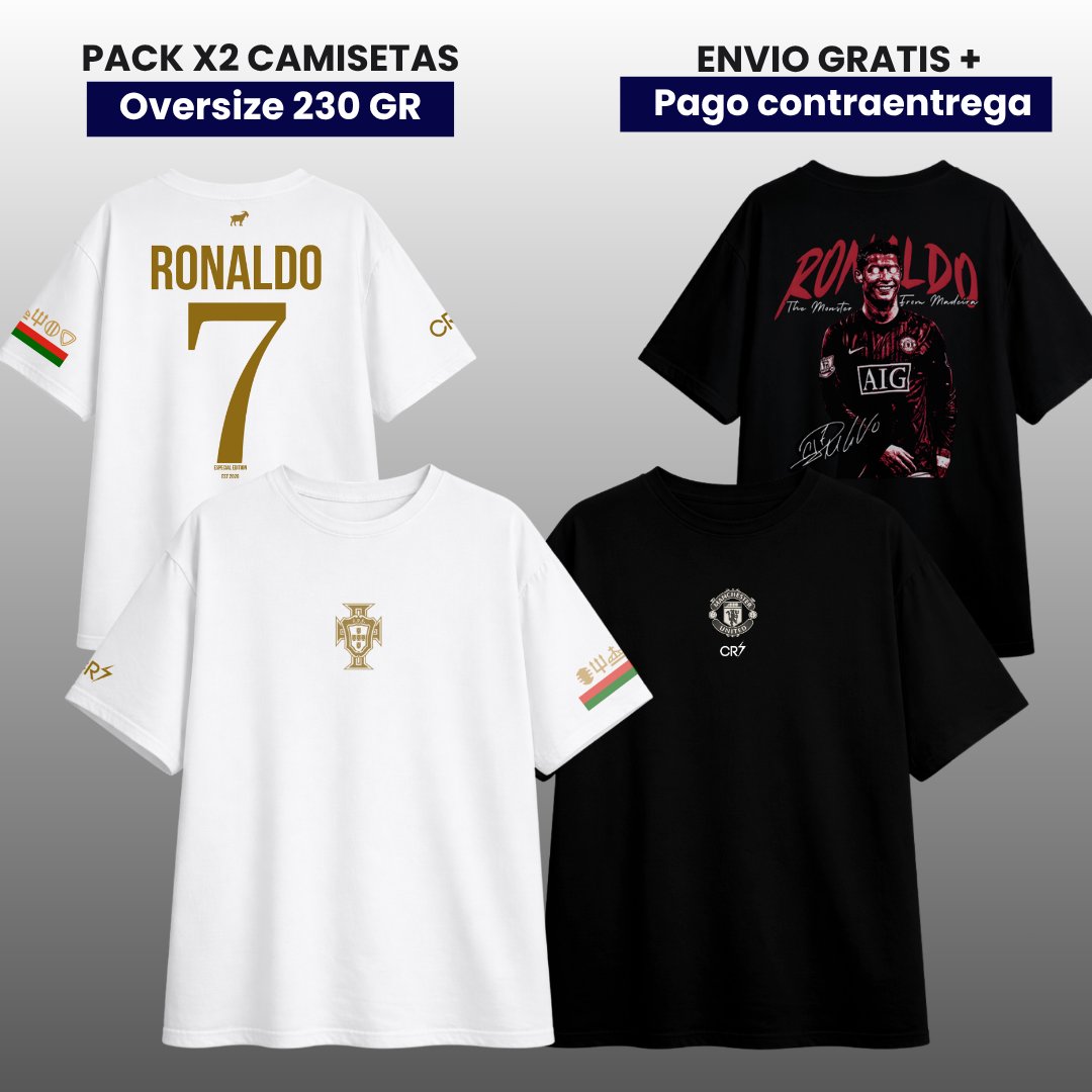PACK CR7 PORTUGAL MAN UNITED EDITION OVERSIZE PREMIUM