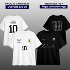 PACK MESSI ARGENTINA Y BARCA CONCEPT EDITION OVERSIZE PREMIUM