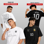 PACK MESSI ARGENTINA Y BARCA CONCEPT EDITION OVERSIZE PREMIUM