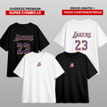 PACK X2 CAMISETAS OVERSIZE LAKERS