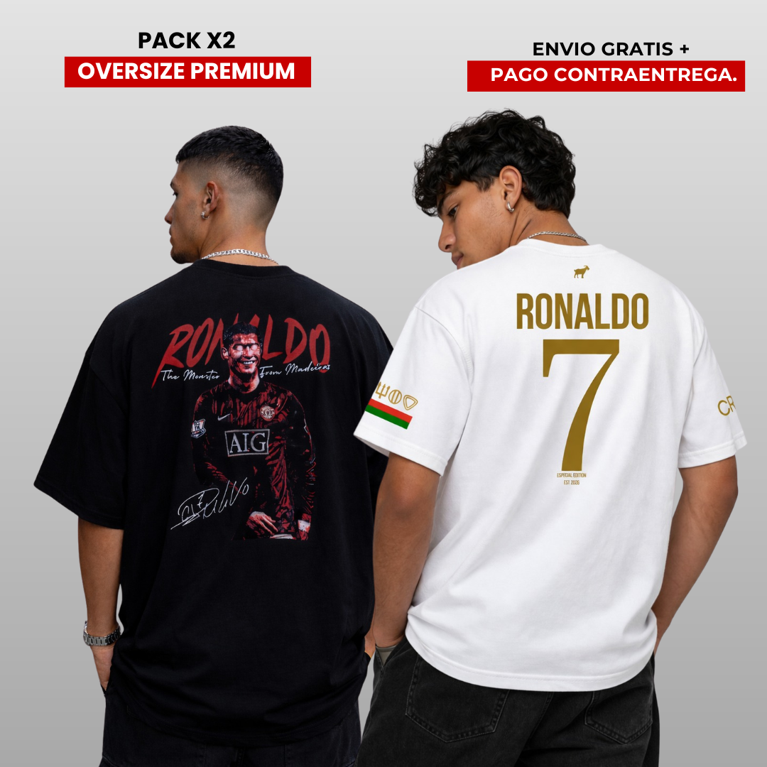 PACK CR7 PORTUGAL MAN UNITED EDITION OVERSIZE PREMIUM